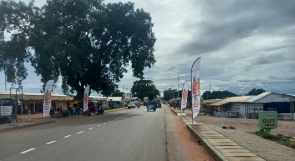 A street in Damongo