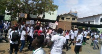 Earlier, the students protested against government over failure to restore their allowances