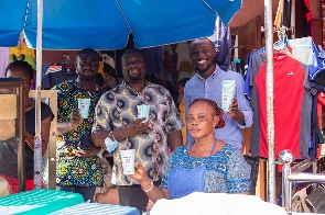 UNDP Ghana plastic experiment cups