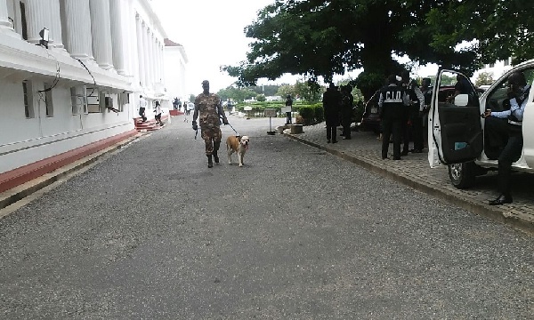 The presence of heavy Police and Military at the Supreme Court Tuesday July 5 is unusual.