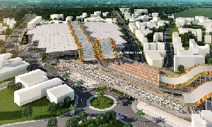 An image of how the Kejetia-Central Market is expected to look like after completion