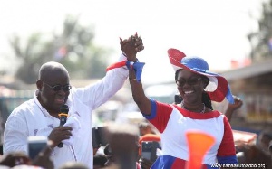 Akufo-Addo and Ursula Owusu-Ekuful, MP for Ablekuma West