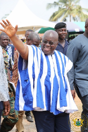President Akufo-Addo reiterated government's commitment towards maintaining security of the country