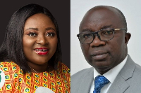 Gifty Oware-Mensah (L) and Osei Assibey Antwi are facing serious charges for their conduct