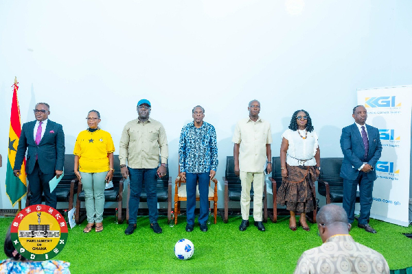Speaker  of Parliament Alban Bagbin (M) launched the 2026 Democracy Cup on March 31, 2026