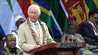 King Charles speaking at the commonwealth heads of government meeting