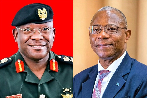 Ex-Chief CDS General Oppong-Peprah (L) and ex-BBC presenter Dotsei Malor are among the appointees