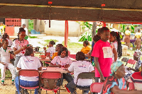Hundreds of residents from Yareyeya, Suwinso, Awudua Nkwanta, Gordon participated in the exercise