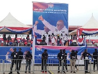 A shot taken during the NPPs campaign towards the 2016 parliamentary and presidential elections