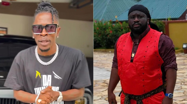 From L to R: Shatta Wale and Ajagurajah