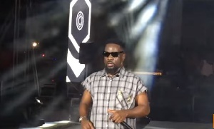 Sarkodie on stage at TINA Festival