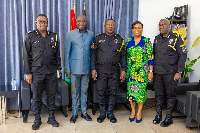 GETFund boss meets police leadership, eyes partnership to boost police education and capacity