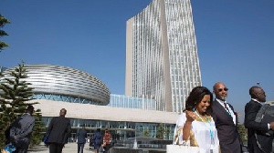 The Chinese built the African Union headquarters, which opened in 2012