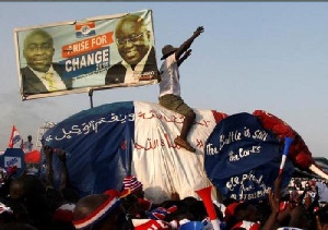 A picture taken from an NPP Rallly proir to the 2016 elections