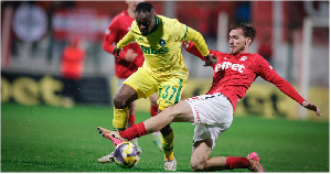 Bernard Tekpetey has been in fine form for the Green Eagles since returning from a long-term injury Bernard Tekpetey has been in fine form for the Green Eagles since returning from a long-term injury