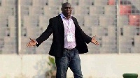 Gambia coach Omar Sisse vented his frustration at the referee's decision.