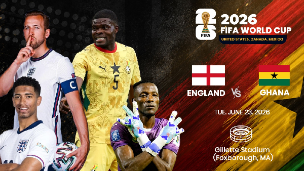 Ghana will face England in Boston