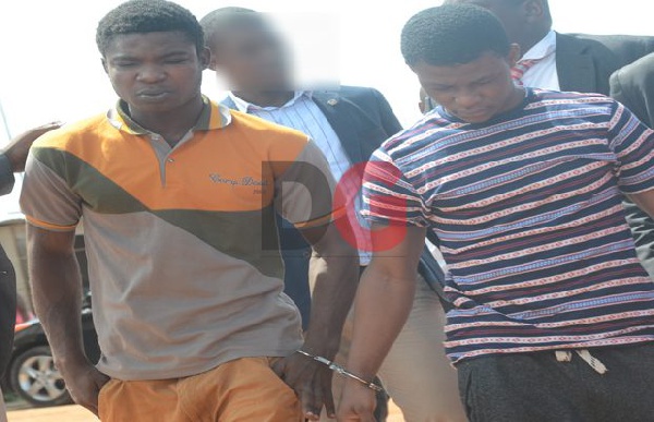The two suspects involved in JB Danquah's murder