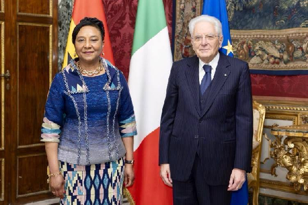Ghana’s new Ambassador to Italy presents letters of credence to President Mattarella