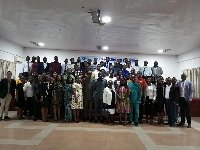 Attendees of the training program in grpoup photo