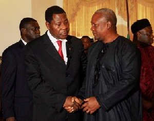 Prez Mahama With Prez Yayi Boni