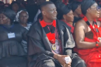 Evangelist Lord Kenya spotted at his father's funeral