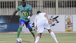 Ghanaian striker Nana Poku