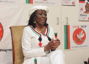 Konadu Agyemang Rawlings Wears White