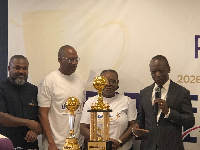 Officials of the University of Ghana were present to unveil the UGCL trophy