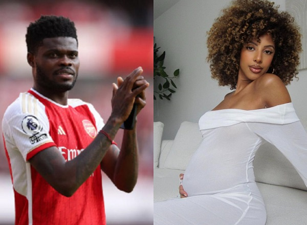 Thomas Partey and Janine Mackson