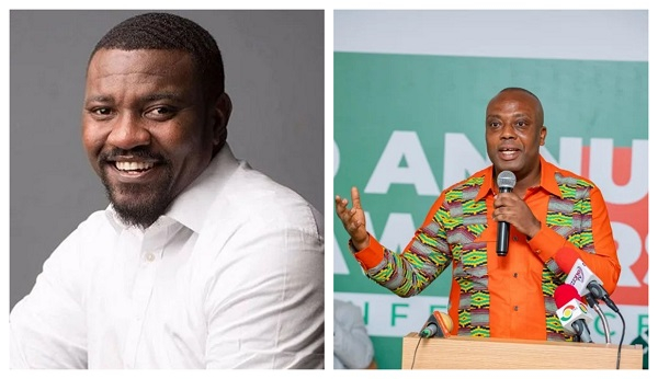 John Dumelo, MP for Ayawaso West and Thomas Nyarko Ampem, MP for Asuogyaman