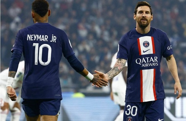 Messi and Neymar scored for PSG