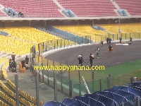 A photo of a portion of the Accra Sports Stadium