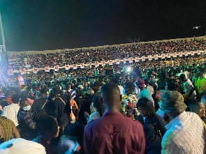 Photo of the turn up at the concert at the Accra Sports Stadium