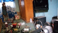 Properties in the home of the Wa MCE were destroyed as thugs ransacked the residence