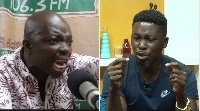 Controversial hip life artiste Kwame A-Plus and Abronye DC