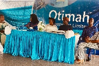 Some executives of Otimah Investment Limited at the end of year party