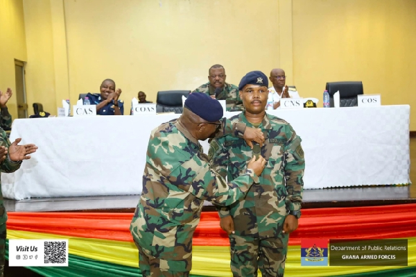 Ghanaian soldier who refused bribe from illegal miners promoted, receives UN posting