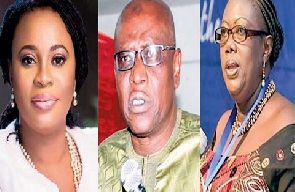 Charlotte Osei, Amadu Sulley and Georgina Opoku Amankwah have been sacked by President Akufo-Addo