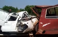 Police officer and GCB driver crushed to death at Affram Plains when travelling to Donkokrom