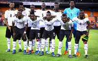 Line-up of the Black Stars
