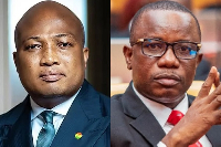 Who is right: Samuel Okudzeto Ablakwa (left) or Dominic Nitiwul?