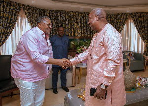 President Mahama recently met with Nigerian billionaire, Dr Adenuga