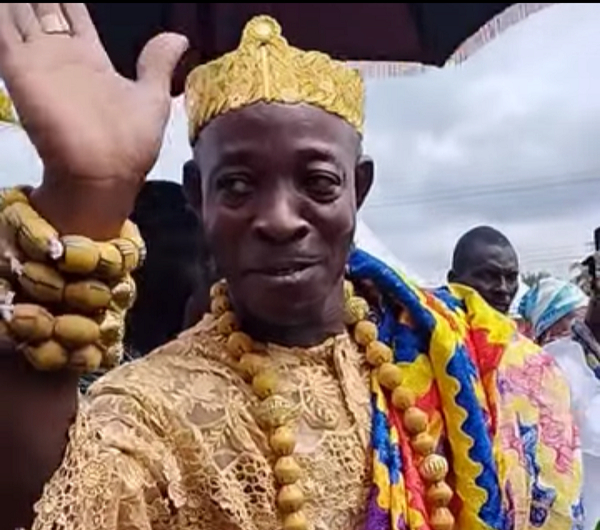 Torgbiga  Dadzie V is the Paramount Chief and President of the Penyi Traditional Council