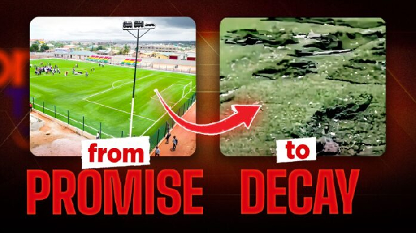 Several astroturf pitches have been left in ruins just a few years after their commissioning