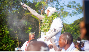 Maxwell Tsatsu Tsifodze, a seasoned banker, has been enstooled as Chief of Dzuefe-Gbordome