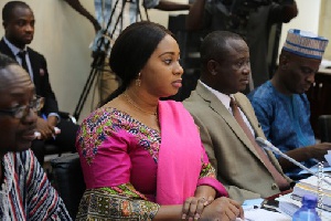 Sarah Adwoa Safo [middle], Member of Parliament for Dome-Kwabenya Constituency