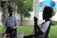 Alexander Wiredu speaking to Laud Harris Adu Asare on #SayItLoud