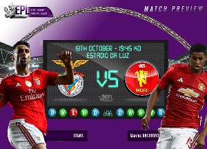 Manchester United clinched a 1-0 away win over Benfica