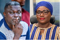 NDC MP Blay Nyameke Armah (L) and Lawuratu Musah-Saaka